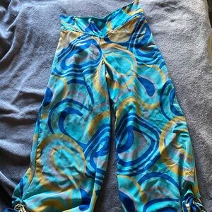 100% Silk Boho Trousers